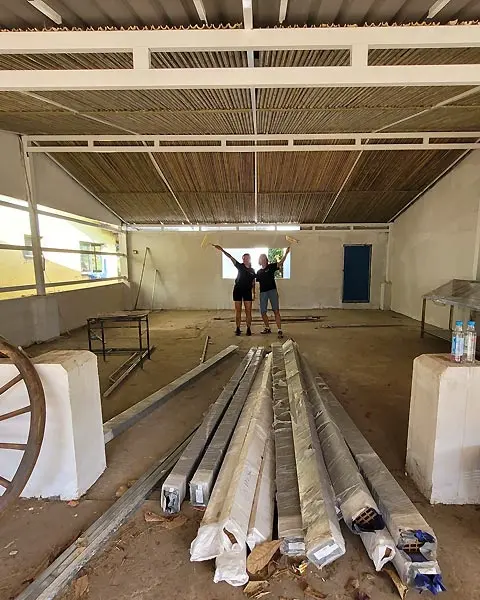 Freiwilligenarbeit, Schulkantine Kambodscha
