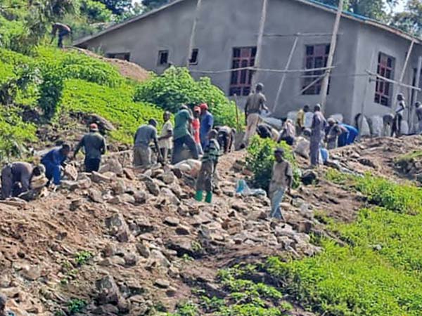Schutz für Überflutung in DR Kongo